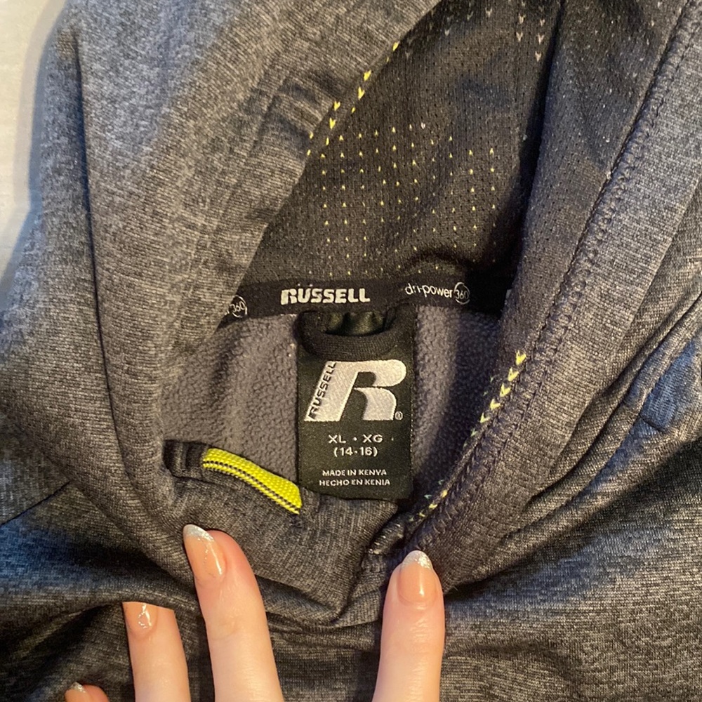 Russel size XL(14-16) hoodie.